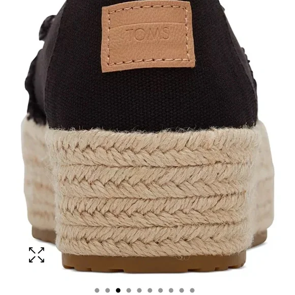 TOMS Valencia Canvas Platform Espradilles - Picture 4 of 10
